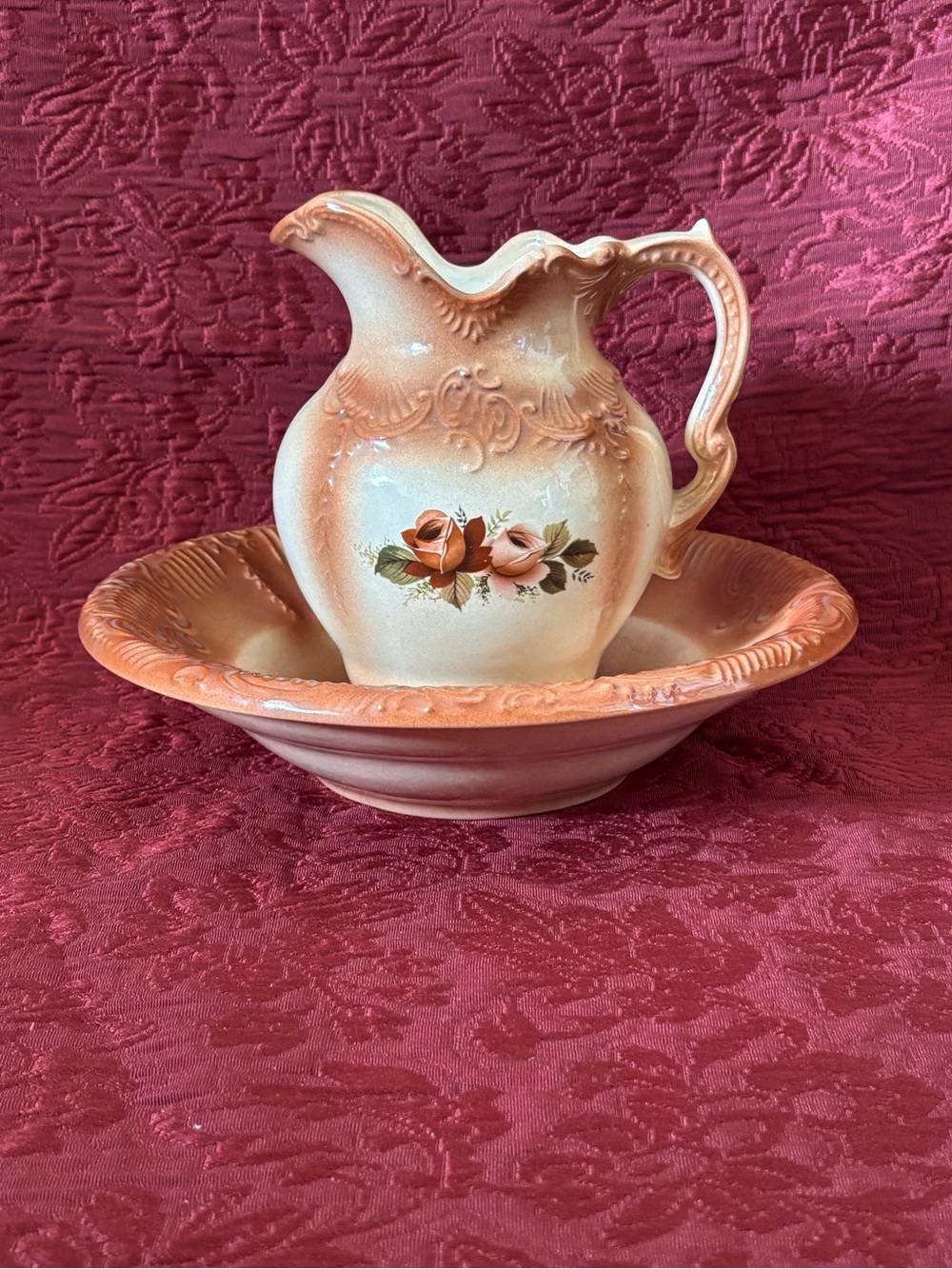 Vintage Aynels Pitcher and Basin Set
